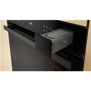 Whirlpool, 73 л, гпиролитическая очистка, черный - Интегрируемый духовой шкаф