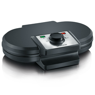 Severin Double, 1200 W, black/grey - Waffle maker Item - WA2106 WA2106