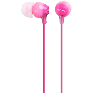 Ausinės Sony EX15LP, Rožinės Prekė - MDREX15LPPI.AE MDREX15LPPI.AE